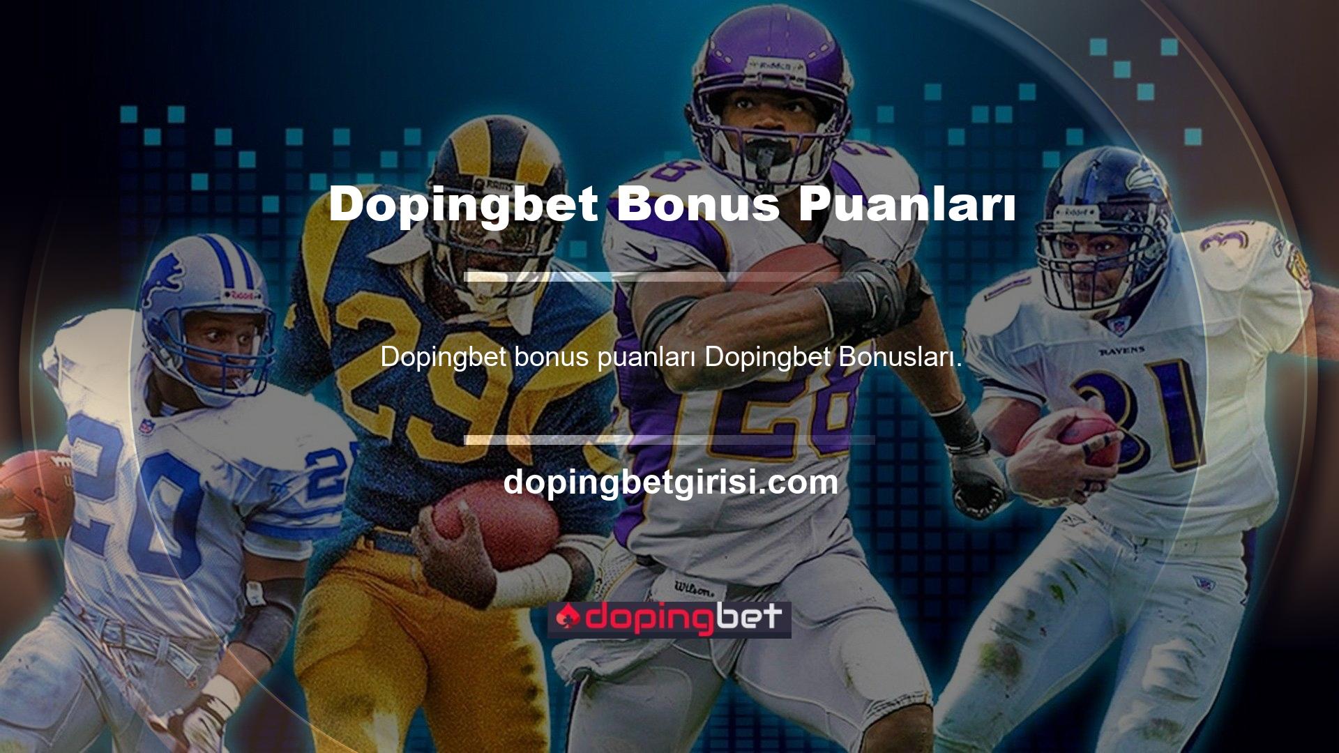 Dopingbet bonus puanlarına güvenmeden üyeleri için çeşitli etkinlikler düzenleyebilir