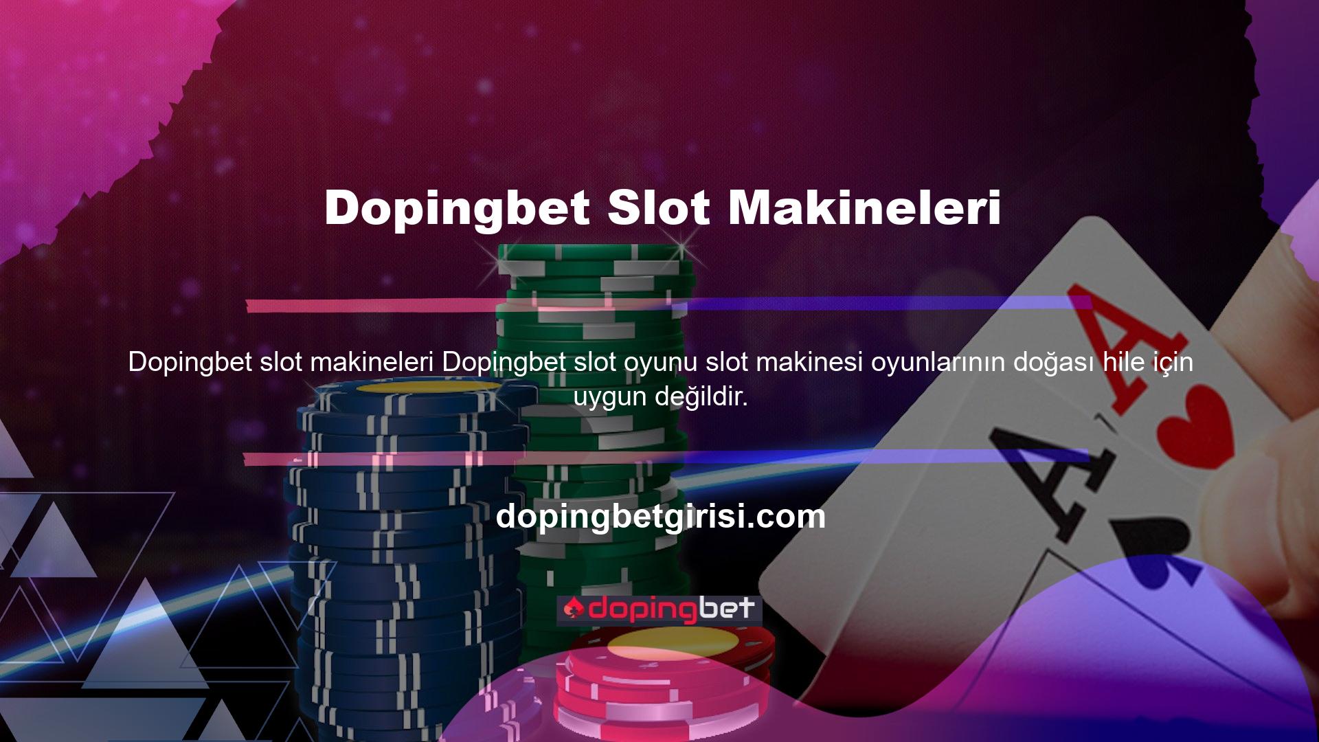 Casino siteleri slot oyunlarının gerçekleşmesini durduramaz